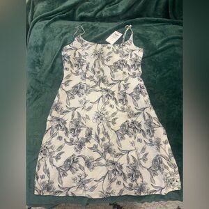 Floral Print Spaghetti Strap Dress